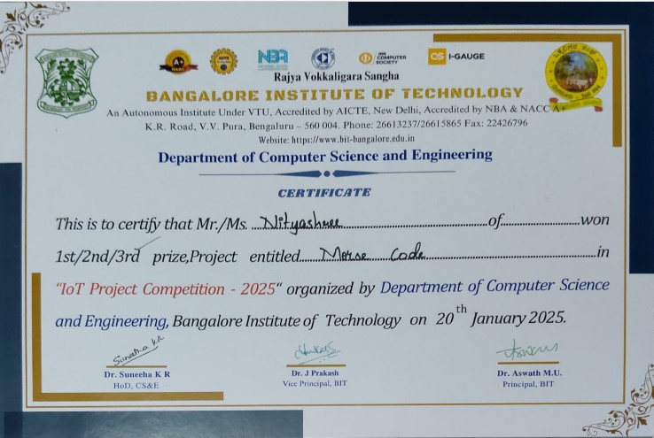 Certificate of Achievement